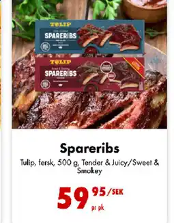 Nordby Supermarket Tulip Spareribs tilbud