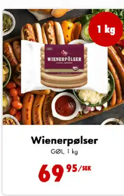 Nordby Supermarket GØL Wienerpølser tilbud