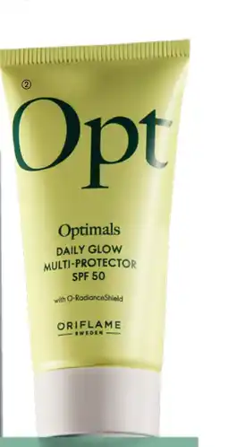 Oriflame Opt Optimals Daily Glow Multi- Protector SPF50 tilbud