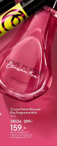 Oriflame Love Potion Blossom Kiss Fragrance Mist tilbud