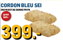 Price Lagerbutikk Cordon bleu sei tilbud