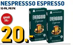 Price Lagerbutikk EVERGOOD Nespressso espresso tilbud