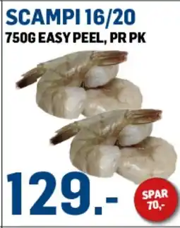 Price Lagerbutikk Scampi 16/20 tilbud