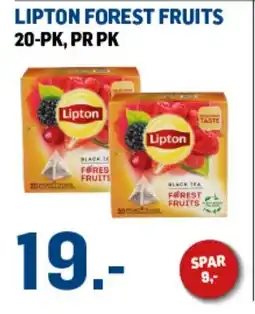 Price Lagerbutikk Lipton Forest fruits tilbud