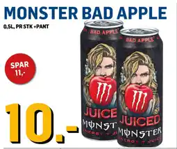 Price Lagerbutikk Monster Bad apple tilbud