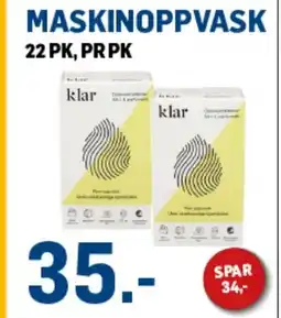 Price Lagerbutikk Maskinoppvask tilbud