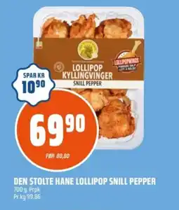 Coop Obs Den Stolte hane lollipop snill pepper tilbud