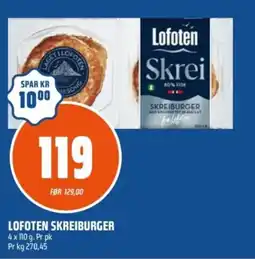 Coop Obs Lofoten skreiburger tilbud