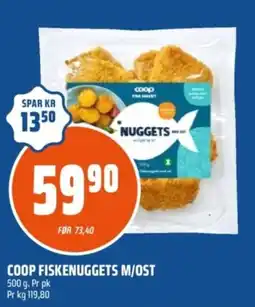 Coop Obs Coop fiskenuggets m/ost tilbud