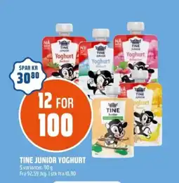 Coop Obs Tine junior yoghurt tilbud