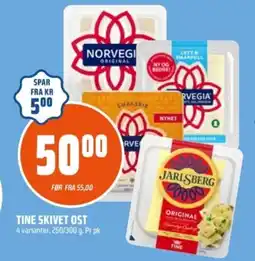 Coop Obs Tine skivet ost tilbud