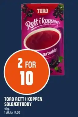 Coop Obs Toro Rett i koppen solbærtoddy tilbud