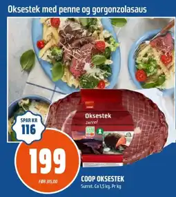 Coop Obs Coop oksestek tilbud