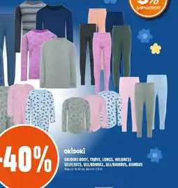 Coop Obs Okidoki body, trøye, longs, heldress ullfleece, ull/bomull, ull/bambus, bambus tilbud