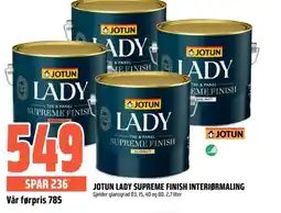 Coop Obs Jotun Lady supreme finish interiørmaling tilbud