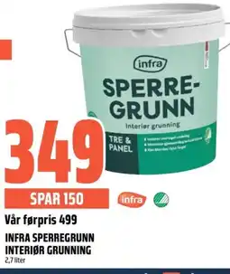 Coop Obs Infra Sperregrunn interiør grunning tilbud