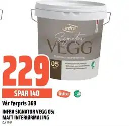 Coop Obs Infra Signatur vegg 05/ matt interiørmaling tilbud