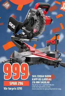 Coop Obs SKIL 1310AA 1600W Kapp-og gjærsag 216 mm sagblad tilbud