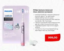 Clas Ohlson Philips Sonicare Advanced Clean elektrisk tannbørste tilbud
