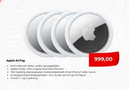 Clas Ohlson Apple AirTag tilbud