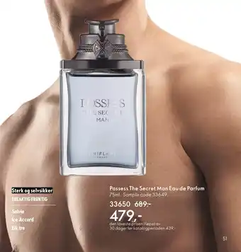 Oriflame Possess The Secret Man Eau de Parfum tilbud
