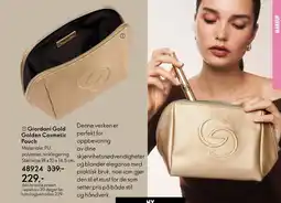 Oriflame Giordani Gold Golden Cosmetic Pouch tilbud