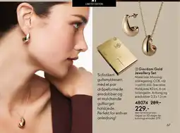 Oriflame Giordani Gold Jewellery Set tilbud