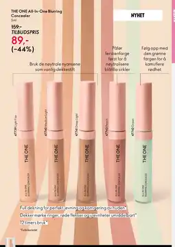 Oriflame THE ONE All-In-One Blurring Concealer tilbud