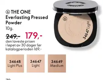 Oriflame THE ONE Everlasting Pressed Powder tilbud