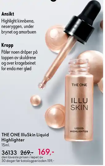 Oriflame THE ONE IlluSkin Liquid Highlighter tilbud