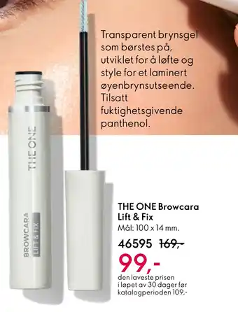 Oriflame THE ONE Browcara Lift & Fix tilbud