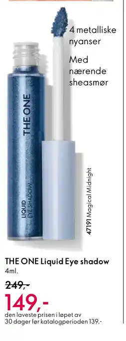 Oriflame THE ONE Liquid Eye shadow tilbud