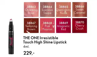 Oriflame THE ONE Irresistible Touch High Shine Lipstick tilbud