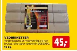 jem & fix VEDBRIKETTER tilbud