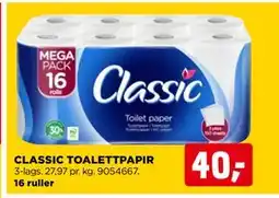 jem & fix CLASSIC TOALETTPAPIR tilbud