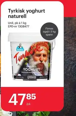 Storcash Tyrkisk yoghurt naturell tilbud