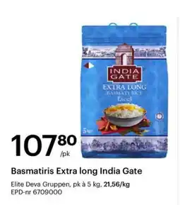 Storcash Basmatiris Extra long India Gate tilbud