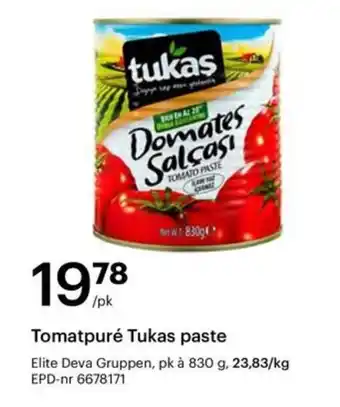 Storcash Tomatpuré Tukas paste tilbud