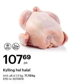 Storcash Kylling hel halal tilbud
