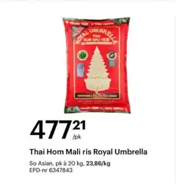 Storcash Thai Hom Mali ris Royal Umbrella tilbud