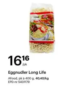 Storcash Eggnudler Long Life tilbud