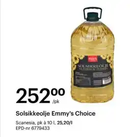 Storcash Solsikkeolje Emmy's Choice tilbud