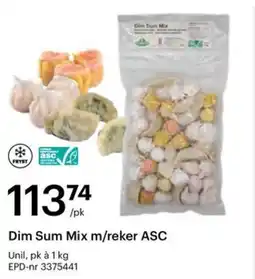 Storcash Dim Sum Mix m/reker ASC tilbud