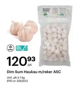 Storcash Dim Sum Haukau m/reker ASC tilbud