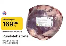 Storcash Rundstek storfe tilbud