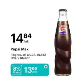 Storcash Pepsi Max tilbud