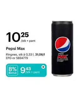 Storcash Pepsi Max tilbud