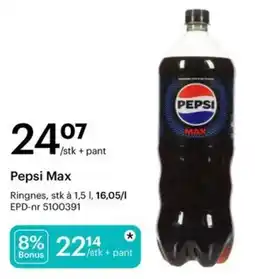 Storcash Pepsi Max tilbud