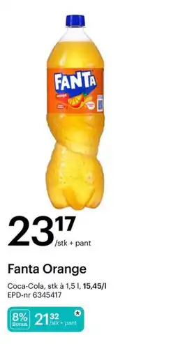 Storcash Fanta Orange tilbud