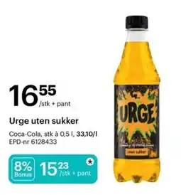 Storcash Urge uten sukker tilbud